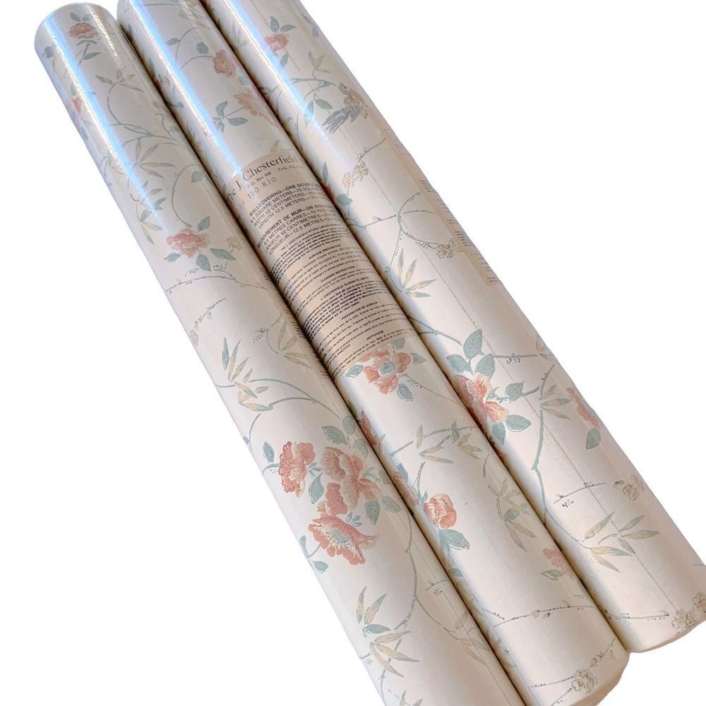 Vintage J Chesterfield York Floral Wallpaper